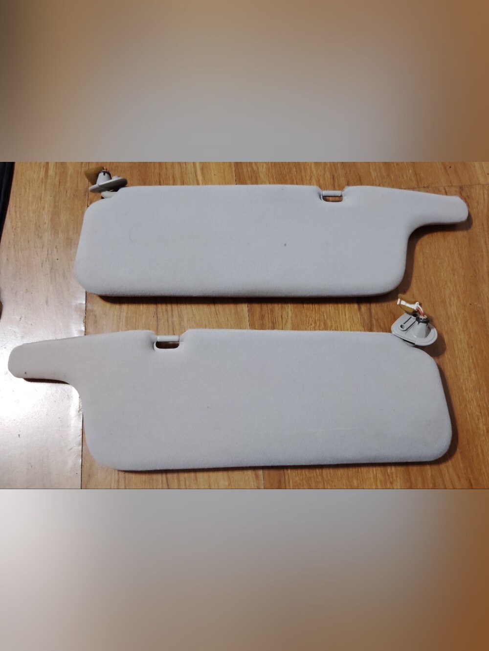 Toyota Camry 1992 Sun Visor Pair Set OEM
